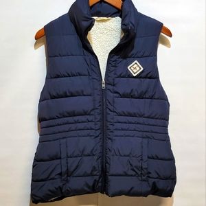 Hollister sherpa lined vest